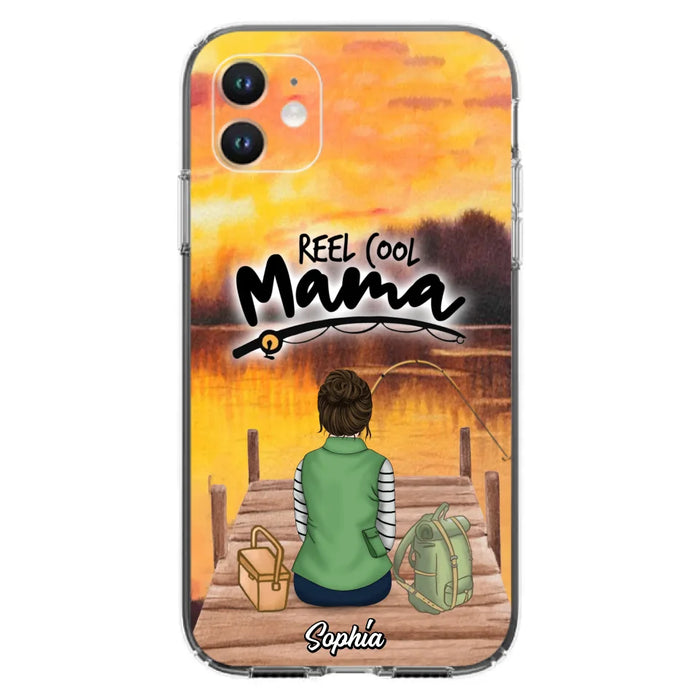 Custom Personalized Fishing Mom Phone Case - Mother's Day Gift Idea For Fishing Lovers - Reel Cool Mama - Case for iPhone/Samsung