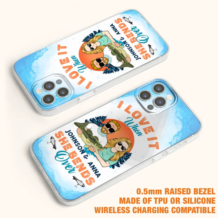 Custom Personalized Fishing Couple Phone Case - Gift Idea For Couple/ Gift To Him/ Her/ Fishing Lover  - Case For iPhone/Samsung