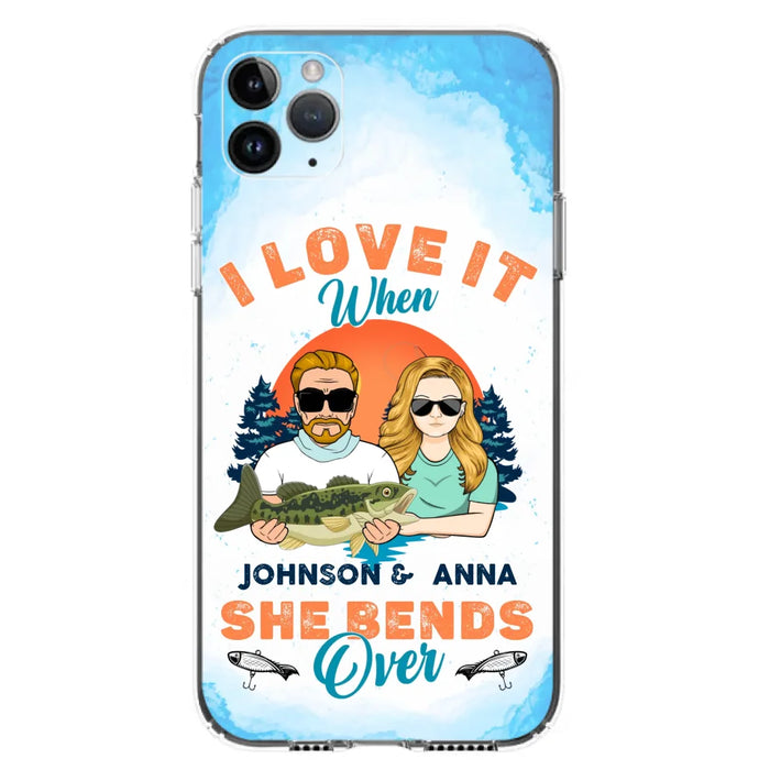 Custom Personalized Fishing Couple Phone Case - Gift Idea For Couple/ Gift To Him/ Her/ Fishing Lover  - Case For iPhone/Samsung