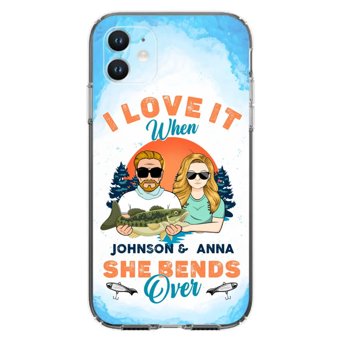 Custom Personalized Fishing Couple Phone Case - Gift Idea For Couple/ Gift To Him/ Her/ Fishing Lover  - Case For iPhone/Samsung