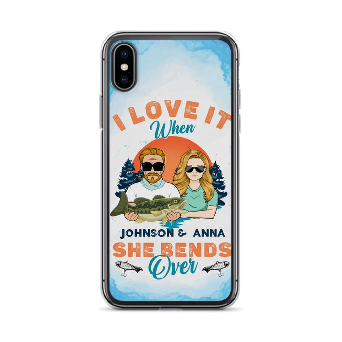 Custom Personalized Fishing Couple Phone Case - Gift Idea For Couple/ Gift To Him/ Her/ Fishing Lover  - Case For iPhone/Samsung