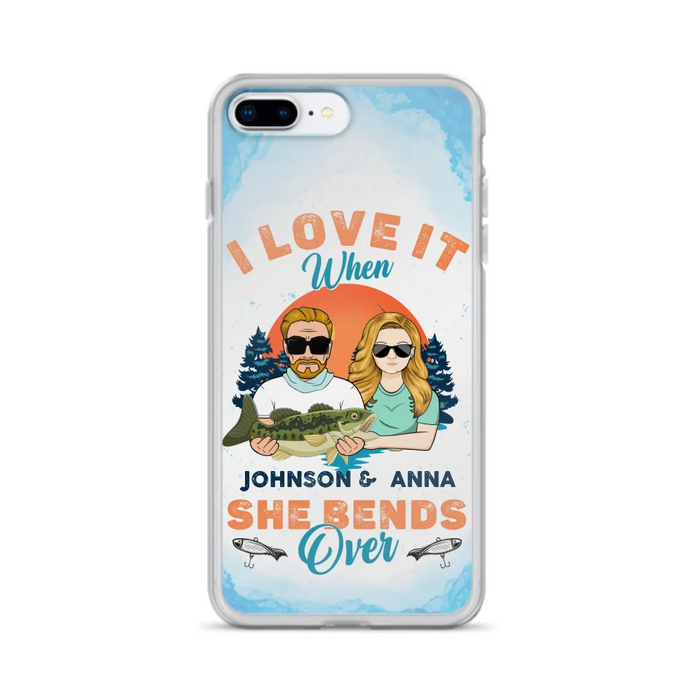 Custom Personalized Fishing Couple Phone Case - Gift Idea For Couple/ Gift To Him/ Her/ Fishing Lover  - Case For iPhone/Samsung