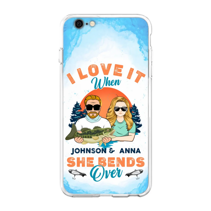 Custom Personalized Fishing Couple Phone Case - Gift Idea For Couple/ Gift To Him/ Her/ Fishing Lover  - Case For iPhone/Samsung