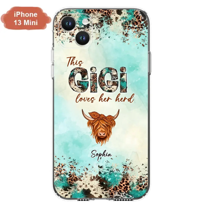 Custom Personalized This Gigi Love Her Herd Phone Case For iPhone/ Samsung - Mother's Day Gift Idea For Mom/ Grandma