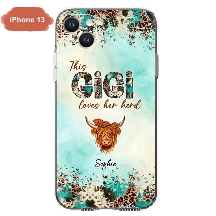 Custom Personalized This Gigi Love Her Herd Phone Case For iPhone/ Samsung - Mother's Day Gift Idea For Mom/ Grandma