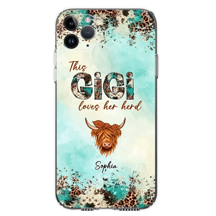 Custom Personalized This Gigi Love Her Herd Phone Case For iPhone/ Samsung - Mother's Day Gift Idea For Mom/ Grandma