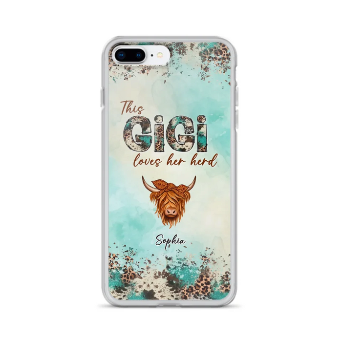 Custom Personalized This Gigi Love Her Herd Phone Case For iPhone/ Samsung - Mother's Day Gift Idea For Mom/ Grandma