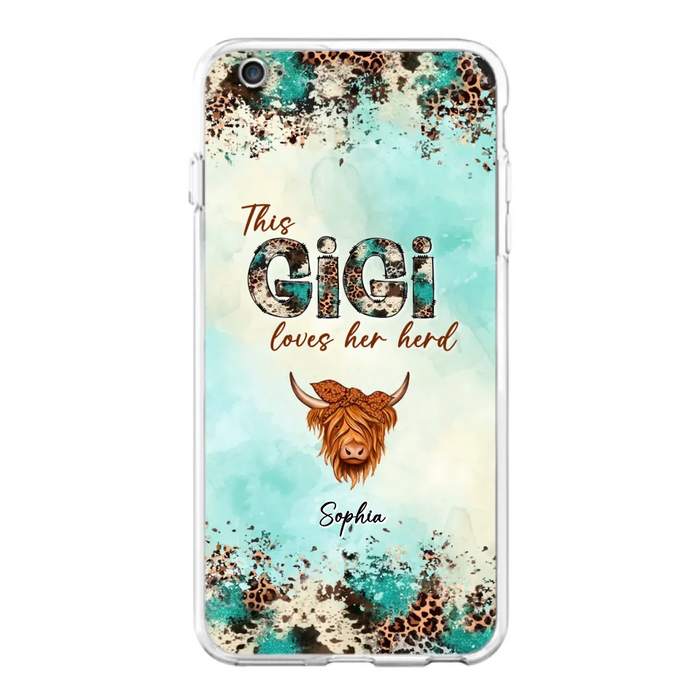 Custom Personalized This Gigi Love Her Herd Phone Case For iPhone/ Samsung - Mother's Day Gift Idea For Mom/ Grandma