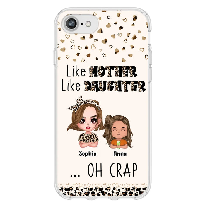 Custom Personalized Mother Phone Case - Mom With Upto 7 Children - Mother's Day Gift To Mom - Like Mother Like Daughter - Case For iPhone And Samsung