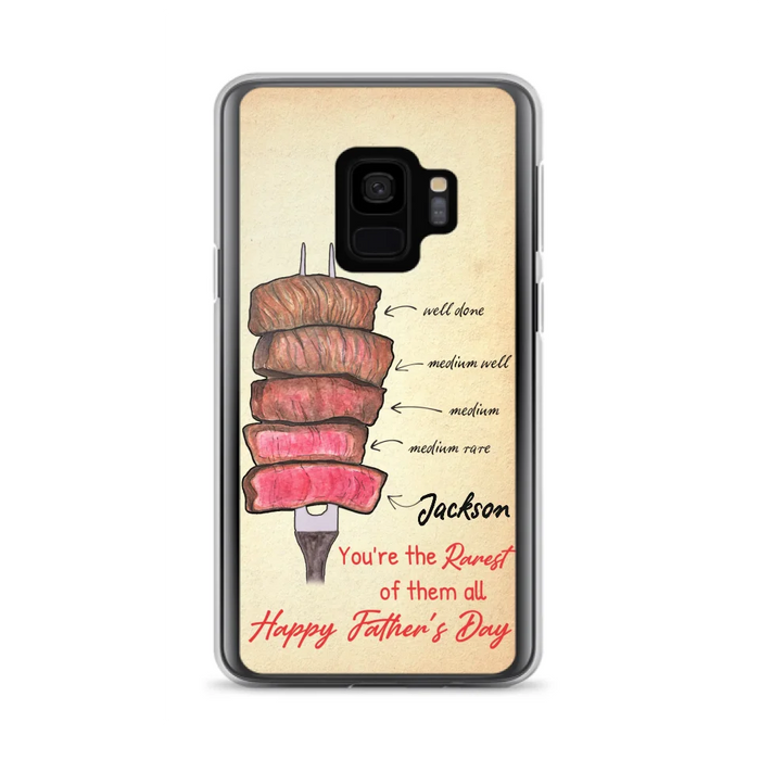 Custom Personalized Father's Day Phone Case - Gift Idea For Father's Day - You're The Rarest Of Them All - Cases For iPhone And Samsung