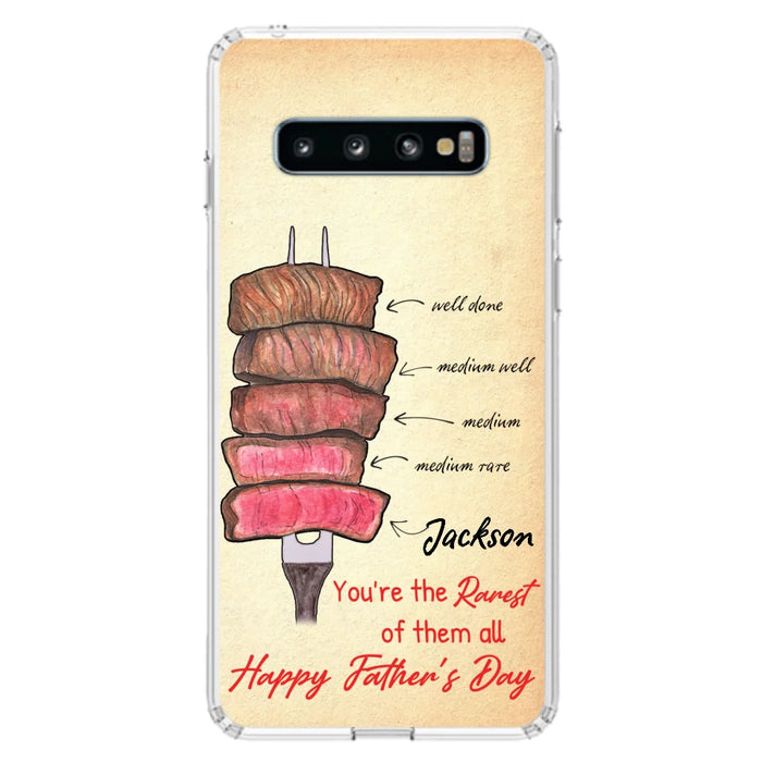 Custom Personalized Father's Day Phone Case - Gift Idea For Father's Day - You're The Rarest Of Them All - Cases For iPhone And Samsung