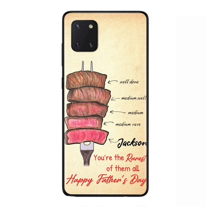 Custom Personalized Father's Day Phone Case - Gift Idea For Father's Day - You're The Rarest Of Them All - Cases For iPhone And Samsung