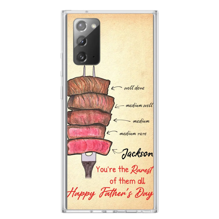 Custom Personalized Father's Day Phone Case - Gift Idea For Father's Day - You're The Rarest Of Them All - Cases For iPhone And Samsung