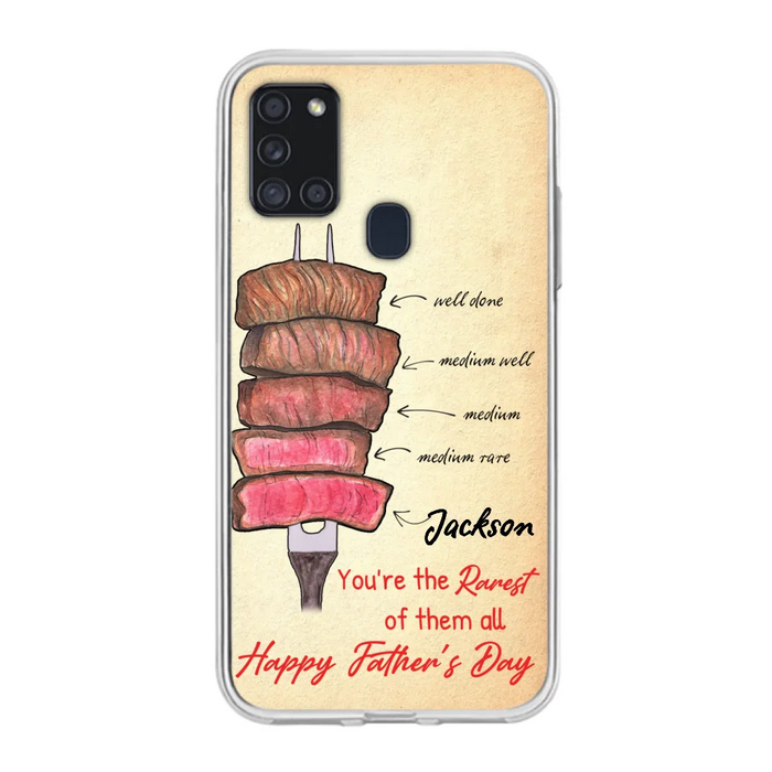 Custom Personalized Father's Day Phone Case - Gift Idea For Father's Day - You're The Rarest Of Them All - Cases For iPhone And Samsung