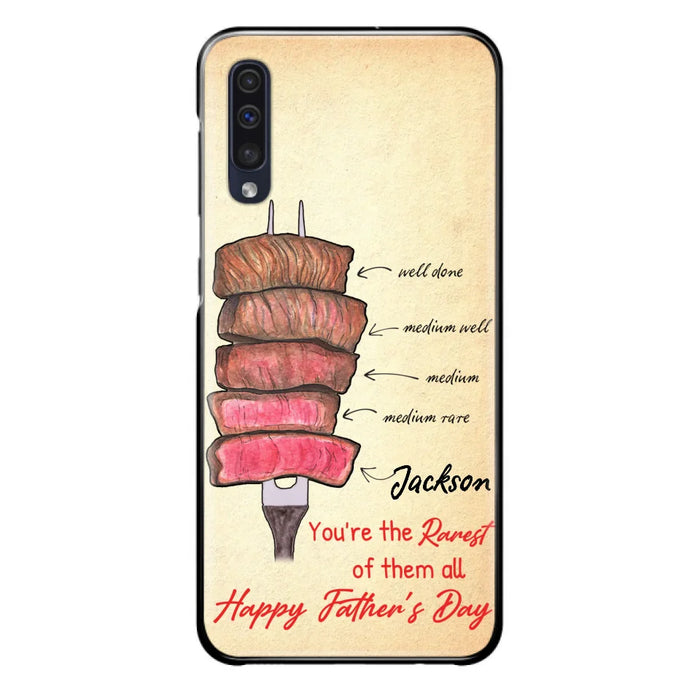 Custom Personalized Father's Day Phone Case - Gift Idea For Father's Day - You're The Rarest Of Them All - Cases For iPhone And Samsung