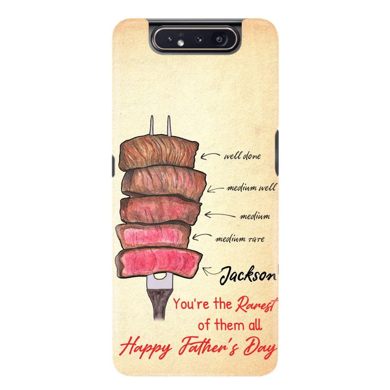 Custom Personalized Father's Day Phone Case - Gift Idea For Father's Day - You're The Rarest Of Them All - Cases For iPhone And Samsung