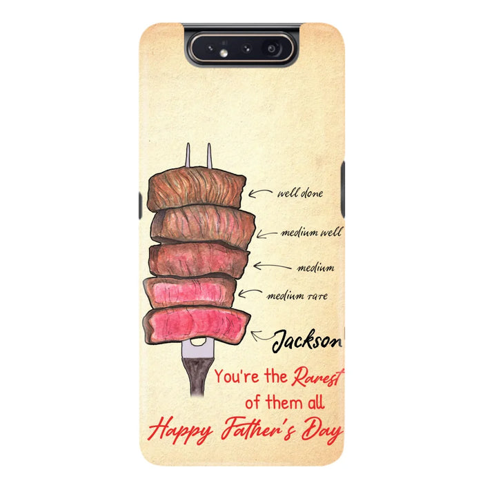 Custom Personalized Father's Day Phone Case - Gift Idea For Father's Day - You're The Rarest Of Them All - Cases For iPhone And Samsung