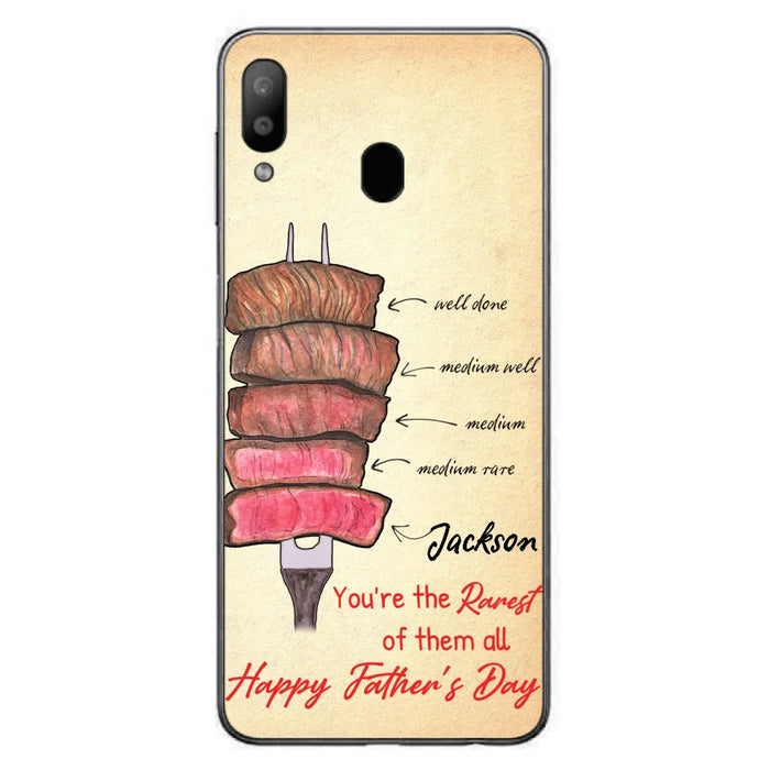 Custom Personalized Father's Day Phone Case - Gift Idea For Father's Day - You're The Rarest Of Them All - Cases For iPhone And Samsung