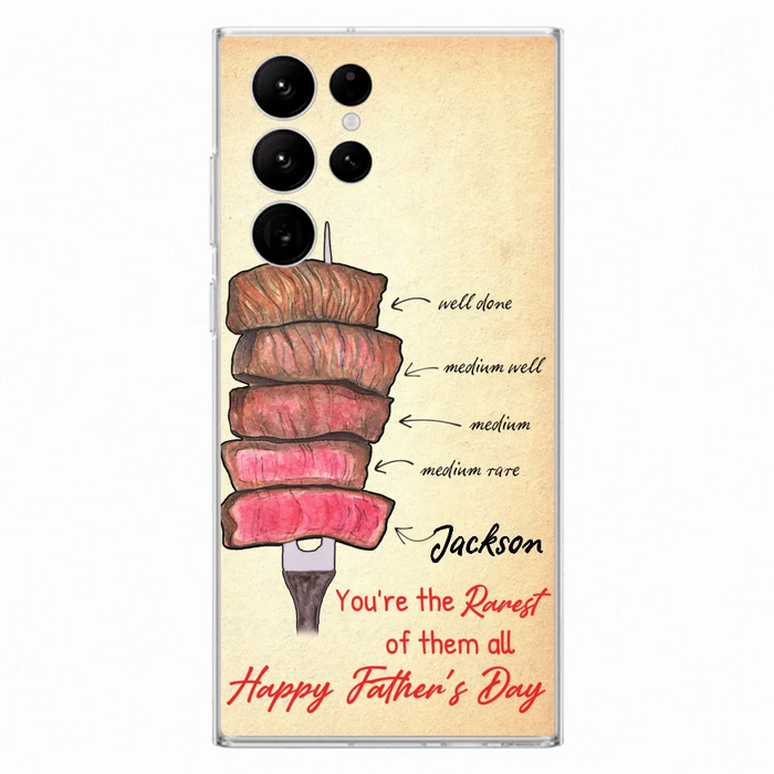 Custom Personalized Father's Day Phone Case - Gift Idea For Father's Day - You're The Rarest Of Them All - Cases For iPhone And Samsung