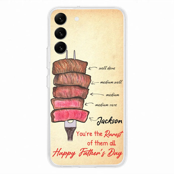 Custom Personalized Father's Day Phone Case - Gift Idea For Father's Day - You're The Rarest Of Them All - Cases For iPhone And Samsung