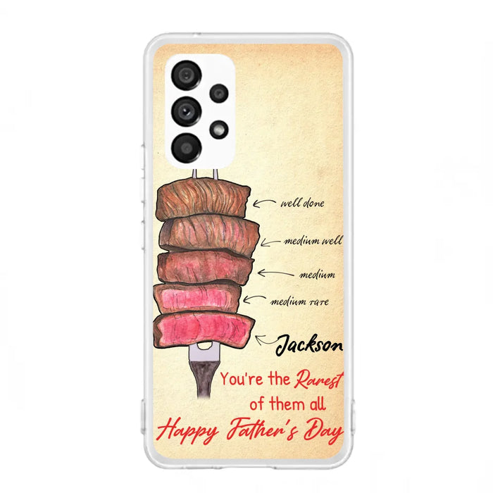 Custom Personalized Father's Day Phone Case - Gift Idea For Father's Day - You're The Rarest Of Them All - Cases For iPhone And Samsung