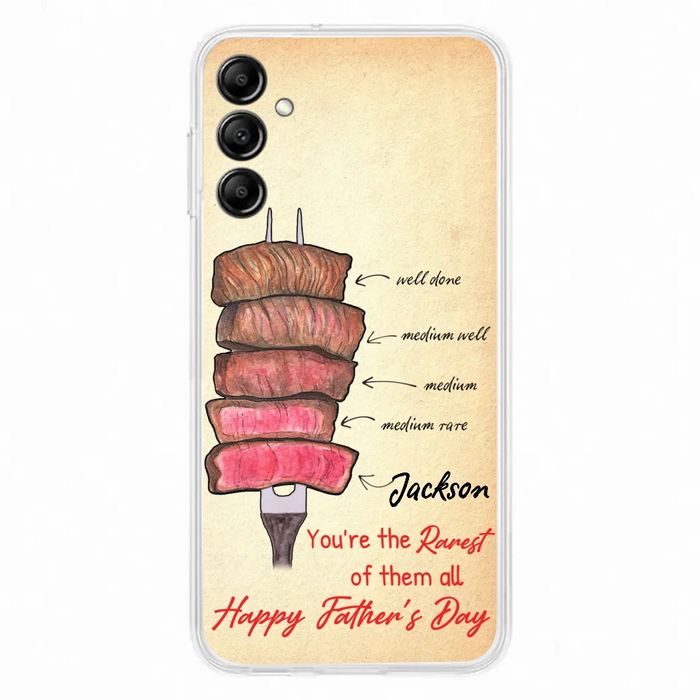 Custom Personalized Father's Day Phone Case - Gift Idea For Father's Day - You're The Rarest Of Them All - Cases For iPhone And Samsung