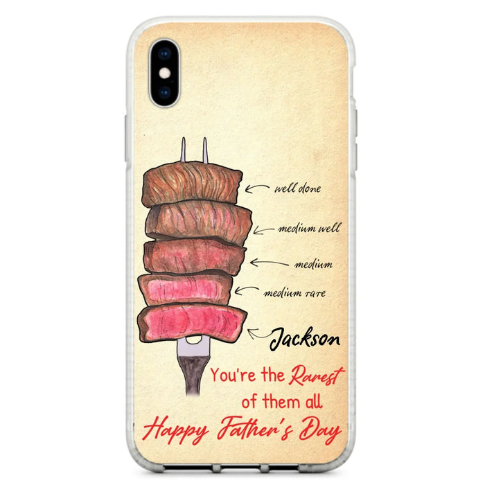 Custom Personalized Father's Day Phone Case - Gift Idea For Father's Day - You're The Rarest Of Them All - Cases For iPhone And Samsung