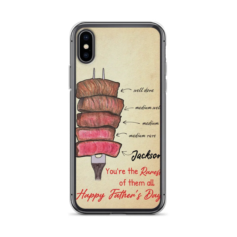 Custom Personalized Father's Day Phone Case - Gift Idea For Father's Day - You're The Rarest Of Them All - Cases For iPhone And Samsung