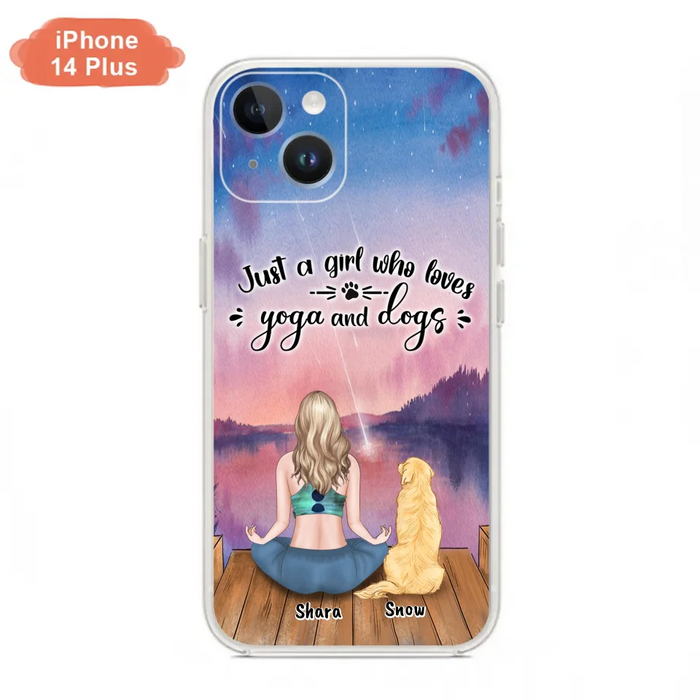 Custom Personalized Yoga Dog Mom Phone Case - Gift For Dog Lover - Case For iPhone And Samsung