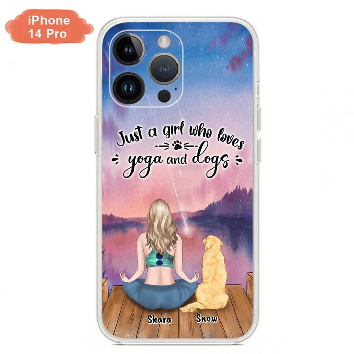 Custom Personalized Yoga Dog Mom Phone Case - Gift For Dog Lover - Case For iPhone And Samsung