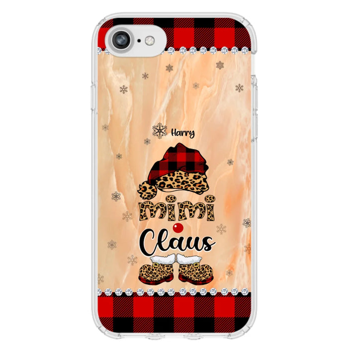 Custom Personalized Mimi Claus Phone Case - Upto 9 Names - Gift For Grandma - Case For iPhone And Samsung