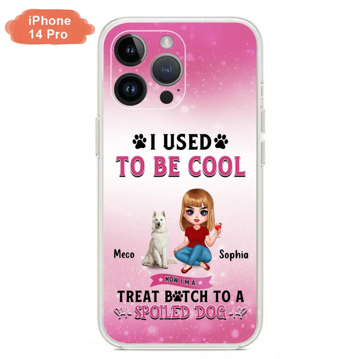 Custom Personalized Dog Mom Phone Case - Gift Idea For Dog Lover - I Used To Be Cool - Up to 5 Dogs - Case For iPhone And Samsung