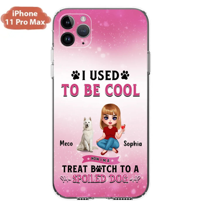 Custom Personalized Dog Mom Phone Case - Gift Idea For Dog Lover - I Used To Be Cool - Up to 5 Dogs - Case For iPhone And Samsung