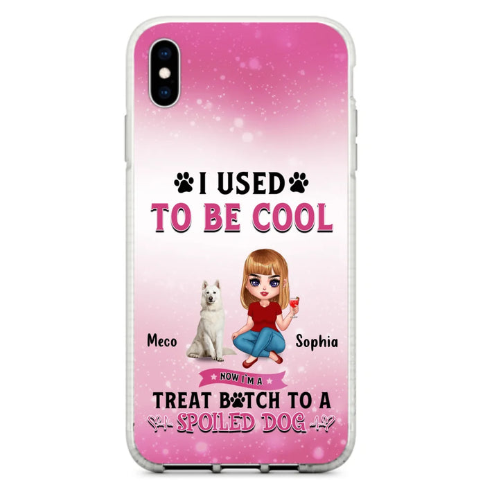 Custom Personalized Dog Mom Phone Case - Gift Idea For Dog Lover - I Used To Be Cool - Up to 5 Dogs - Case For iPhone And Samsung