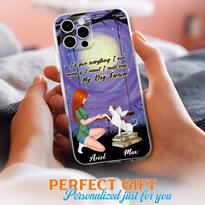 Custom Personalized Dog Mom Phone Case - Gift Idea For Dog Mom/ Dog Lover - When I Needed A Hand I Found Your Paw - Case For iPhone And Samsung