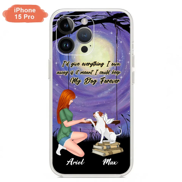 Custom Personalized Dog Mom Phone Case - Gift Idea For Dog Mom/ Dog Lover - When I Needed A Hand I Found Your Paw - Case For iPhone And Samsung