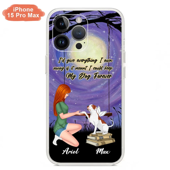 Custom Personalized Dog Mom Phone Case - Gift Idea For Dog Mom/ Dog Lover - When I Needed A Hand I Found Your Paw - Case For iPhone And Samsung