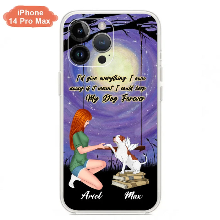 Custom Personalized Dog Mom Phone Case - Gift Idea For Dog Mom/ Dog Lover - When I Needed A Hand I Found Your Paw - Case For iPhone And Samsung