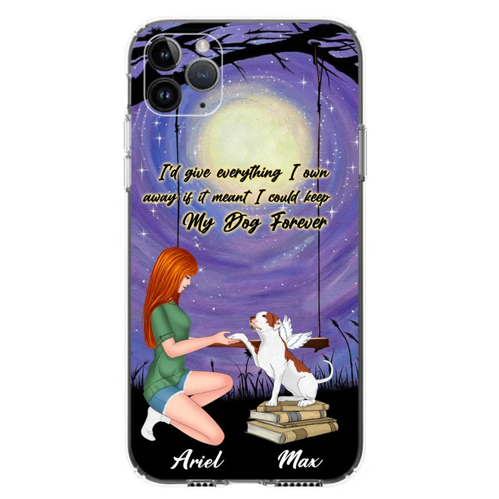 Custom Personalized Dog Mom Phone Case - Gift Idea For Dog Mom/ Dog Lover - When I Needed A Hand I Found Your Paw - Case For iPhone And Samsung