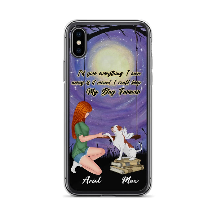 Custom Personalized Dog Mom Phone Case - Gift Idea For Dog Mom/ Dog Lover - When I Needed A Hand I Found Your Paw - Case For iPhone And Samsung