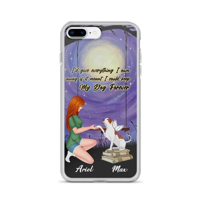 Custom Personalized Dog Mom Phone Case - Gift Idea For Dog Mom/ Dog Lover - When I Needed A Hand I Found Your Paw - Case For iPhone And Samsung