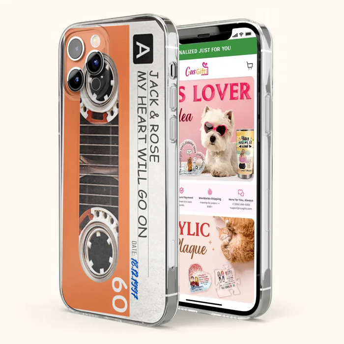 Custom Personalized Love Song Phone Case - Best Gift For Couple - Case For Iphone/Samsung