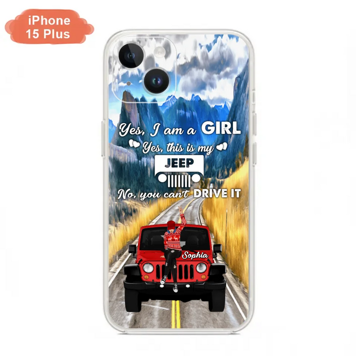 Custom Personalized Off - Road Girl Phone Case - Case For iPhone And Samsung