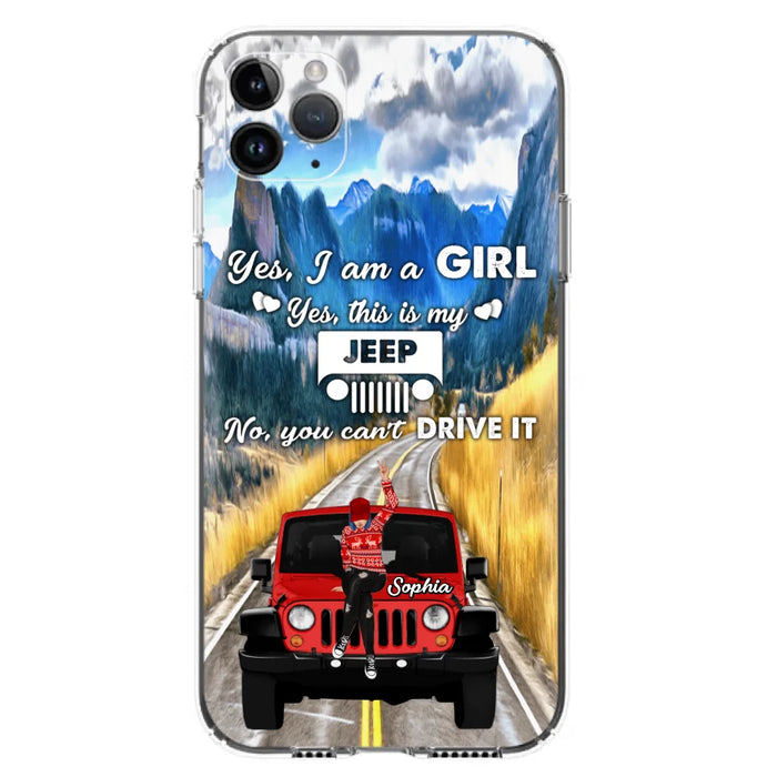 Custom Personalized Off - Road Girl Phone Case - Case For iPhone And Samsung