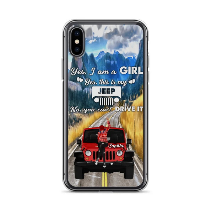 Custom Personalized Off - Road Girl Phone Case - Case For iPhone And Samsung