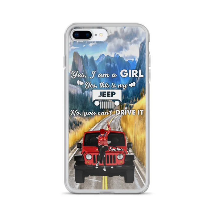 Custom Personalized Off - Road Girl Phone Case - Case For iPhone And Samsung