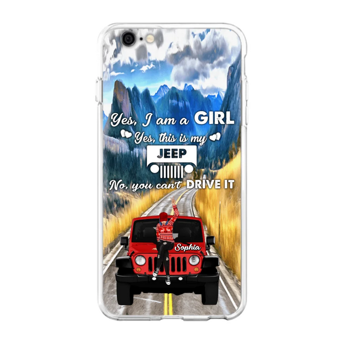 Custom Personalized Off - Road Girl Phone Case - Case For iPhone And Samsung