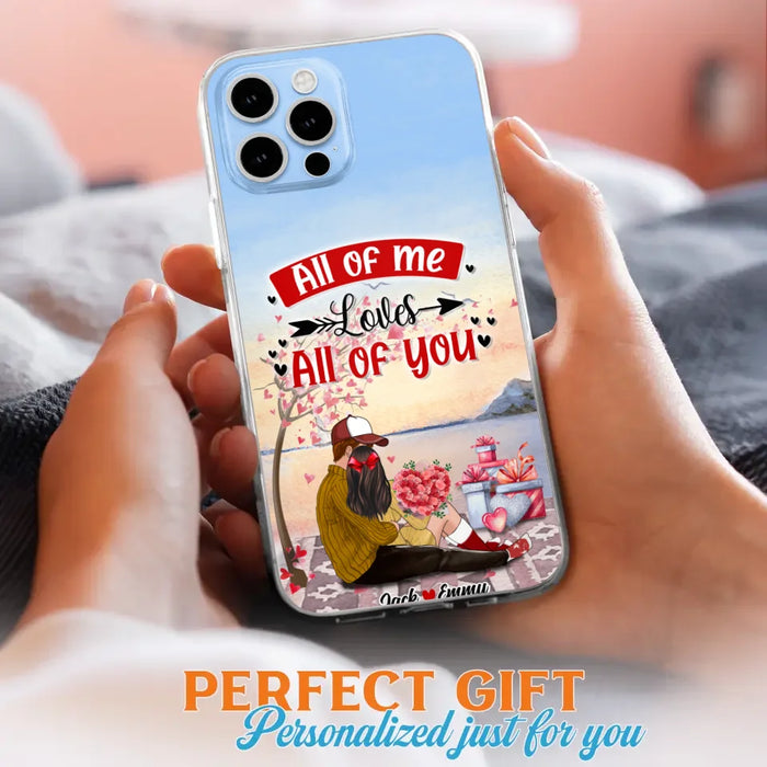 Custom Personalized Couple Phone Case - Best Gift For Couple - Happy Valentine's Day