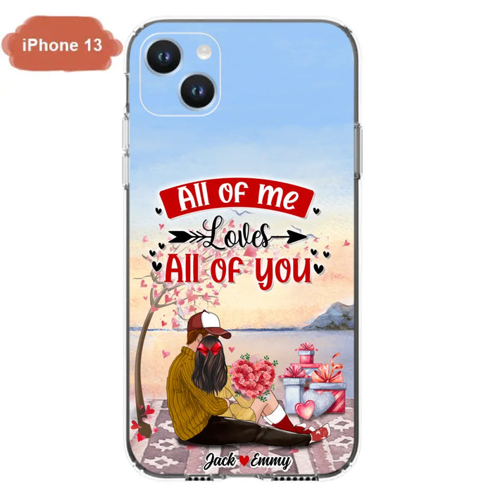 Custom Personalized Couple Phone Case - Best Gift For Couple - Happy Valentine's Day