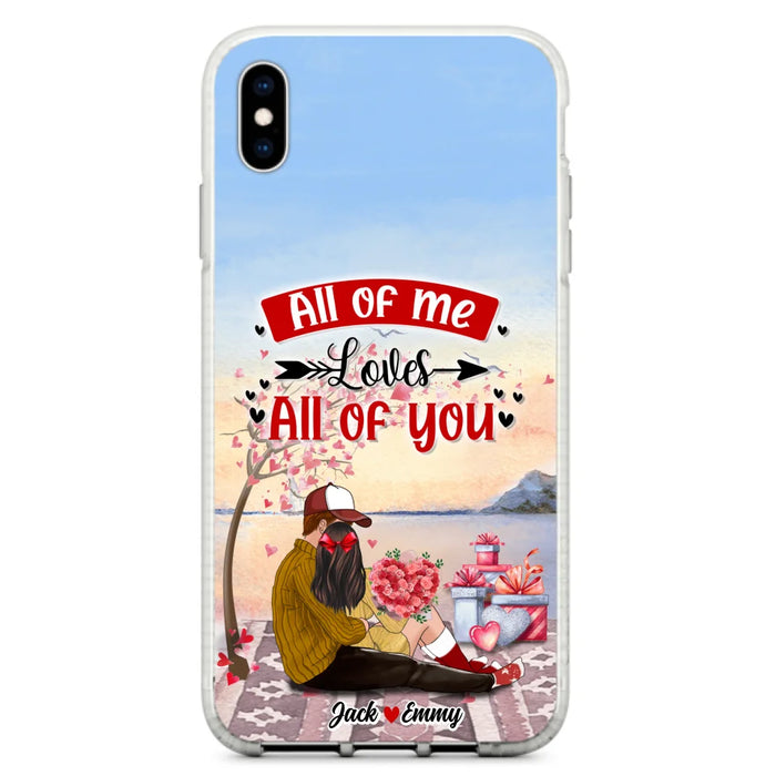 Custom Personalized Couple Phone Case - Best Gift For Couple - Happy Valentine's Day